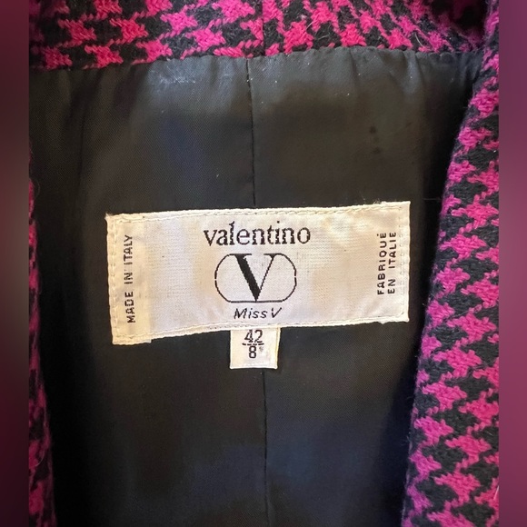 Vintage 80’s Valentino houndstooth jacket ✨✨ - Picture 5 of 5